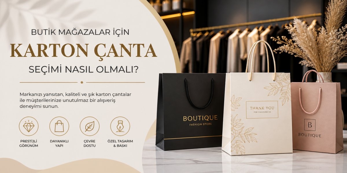 Butik Mağazalar İçin Karton Çanta Seçimi: Şık ve Profesyonel Çanta Rehberi