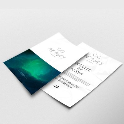 Tek yapraklı broşür