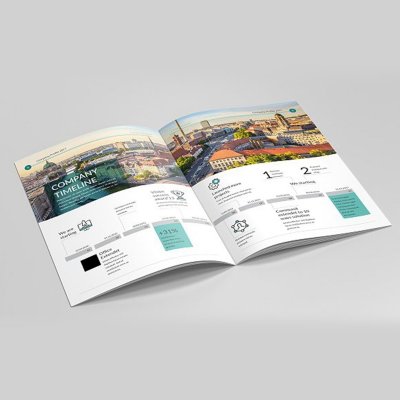 Çok sayfalı broşür